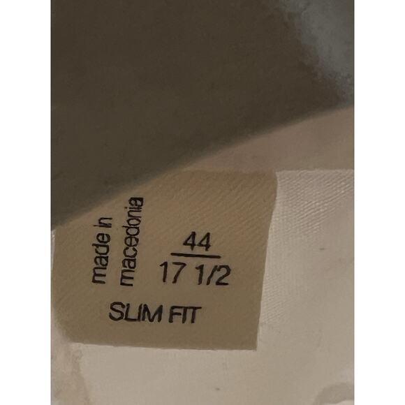 Suitsupply‎ Tuxedo Shirt 44/ 17.5 Men Slim Fit Egyptian Cotton French Cuff - Picture 12 of 14